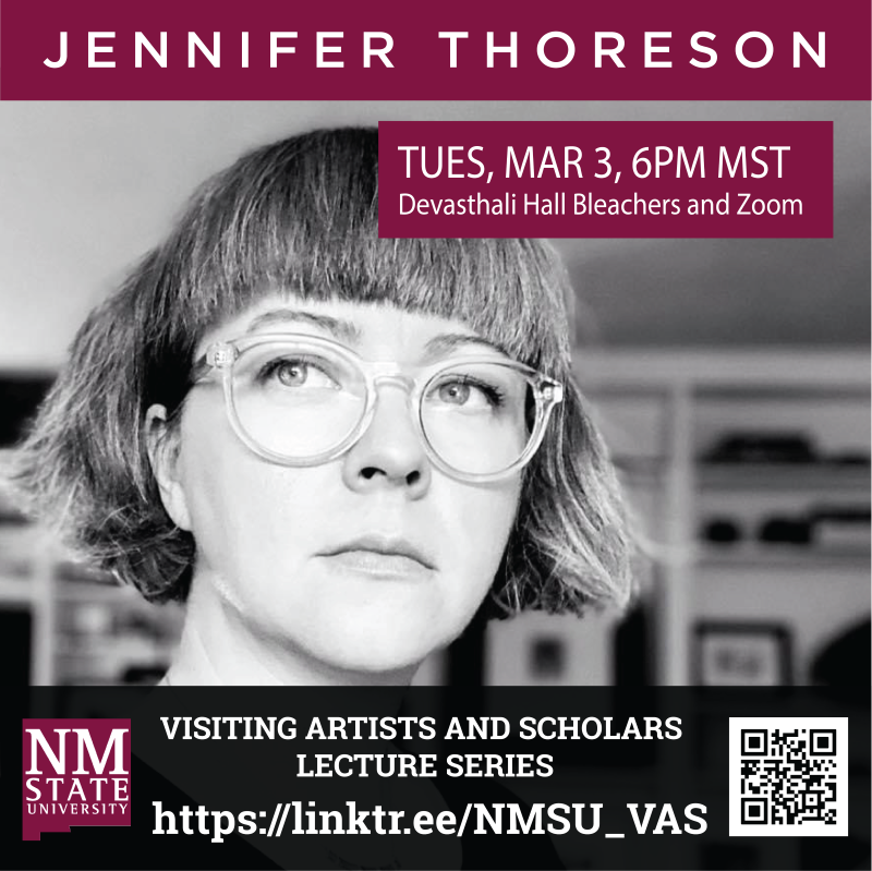 Jennifer Thoreson-Visiting Artist social flyer